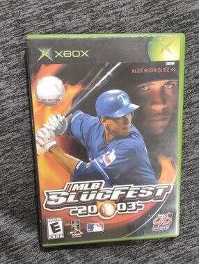 MLB Slugfest 2003 Xbox Video Game - Alex Rodriguez Cover
